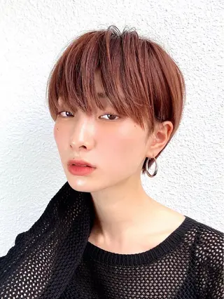 ショート カラー 🦋透明感カラー🦋 なつやのヘアスタイル