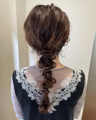 ロング ヘアアレンジ サソウ ユリエ🥥のヘアスタイル