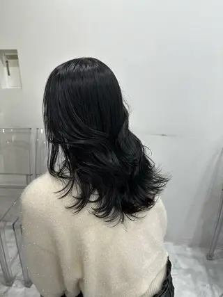 ロング カラー 中韓レイヤー/ ブラウン🤎はやとのヘアスタイル