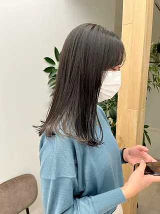 ロング カラー パーマ ヘアアレンジ メンズ キッズ ネイル マツエク・マツパ アイブロウ お洒落パーマ/ボブ ❄️Tomoka❄️のヘアスタイル