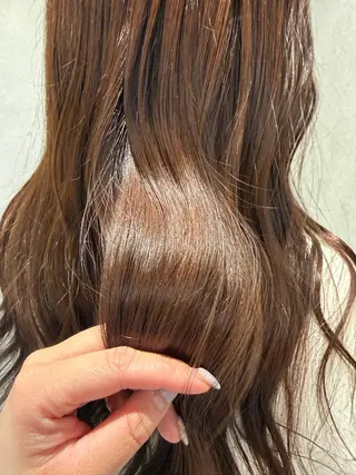 ロング カラー 鎌倉 珠莉のヘアスタイル
