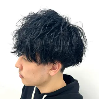 カラー パーマ メンズ 柏メンズカットパーマ NO.1タイチのヘアスタイル