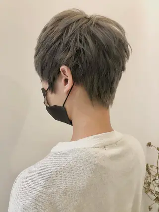 ショート メンズ MATSURI BASE.AWAJIのヘアスタイル
