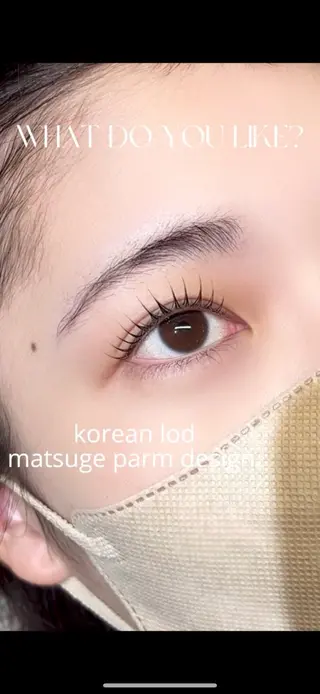 マツエク・マツパ 心斎橋🤍韓国.美眉 パリジェンヌ R..のマツエク・マツパデザイン