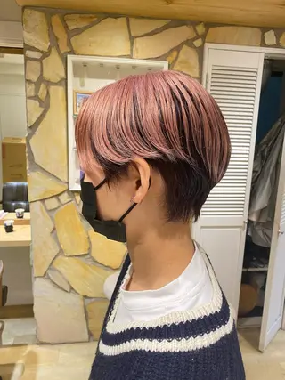 ショート カラー kawabe maikoのヘアスタイル