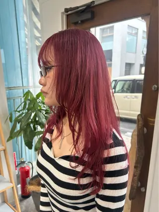 ロング 金澤 希空のヘアスタイル