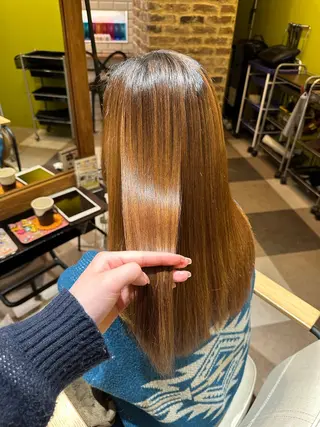 セミロング 【echelle】 あむのヘアスタイル