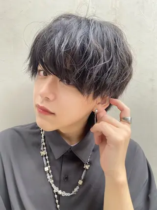 ショート カラー パーマ ヘアアレンジ メンズ メンズ特化酒井翔太 /メンズカット/名駅のヘアスタイル