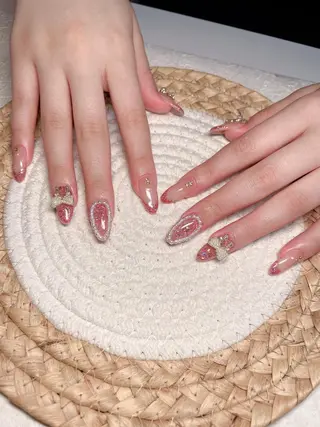 ネイル M🌷nail 長さだし専門店のネイルデザイン