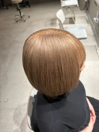 ショート カラー 玉置七海✨ /透明感/髪質改善のヘアスタイル