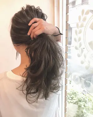 ロング ＨＩ ROのヘアスタイル