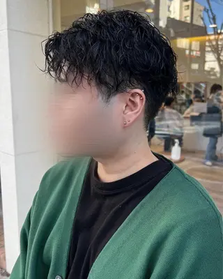 パーマ メンズ Ore🫧タナカマヤ /柔らかい質感カラーのヘアスタイル