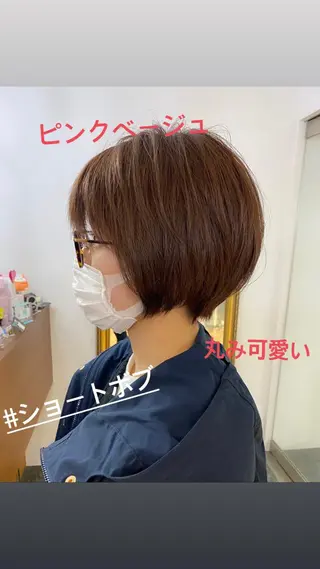 ショート 藤田 遼のヘアスタイル