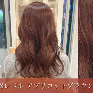 セミロング カラー モテ前髪 タゴメ シンヤのヘアスタイル