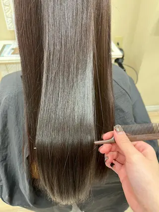 髪質改善カラーエステ /繁原わかなのヘアスタイル