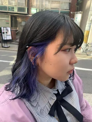 ミディアム Tint by alo所属・🐰FUMINA🐰 カットモデルのヘアスタイル