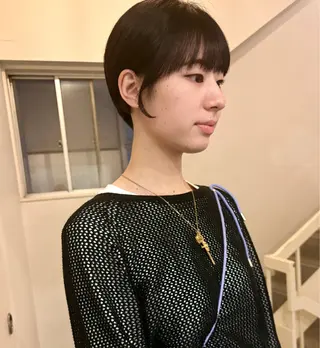 ショート カラー やまもと さえのヘアスタイル