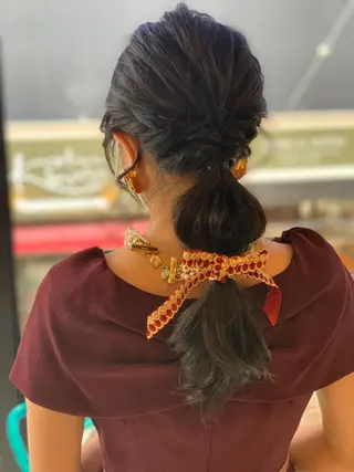ロング ヘアアレンジ 北川 拓也のヘアスタイル