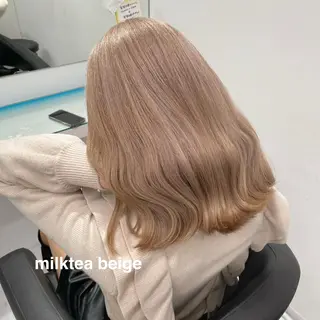 ミディアム カラー 💗🤍透明感カラー 🤍💗kanonのヘアスタイル