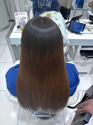 ロング 艶髪 /ダメージレス 縮毛矯正 / くうのヘアスタイル