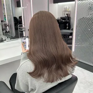 セミロング カラー ヘアアレンジ mai🍑暖色カラー /レイヤー💖のヘアスタイル