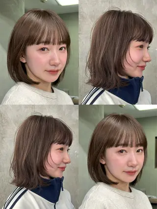 ショート カラー 透明感/ベージュ /kazui🐈のヘアスタイル