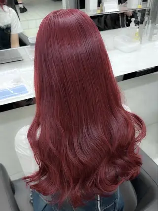 カラー 儚いピンク🩷 /メンズパーマのヘアスタイル