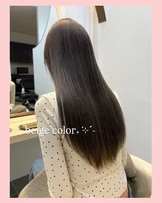 ロング カラー くびれヘア/髪質改善 はるのヘアスタイル