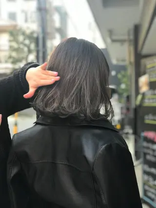 ミディアム カラー 高円寺　メンズカット 武内和樹のヘアスタイル