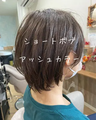 ショート カラー NOPPO 和泉市 美容室/奥村 飛鳥のヘアスタイル
