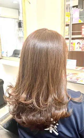 セミロング カラー KEN 🌟のヘアスタイル