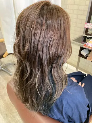 ロング 北田 瑠人のヘアスタイル