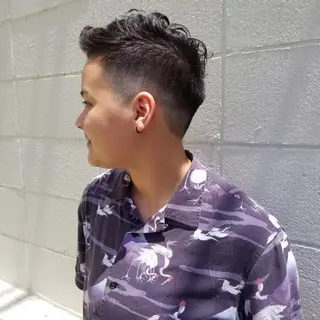 ショート 松尾 ユウキのヘアスタイル