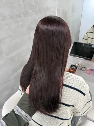 ロング カラー yuuna ✮ door whiteのヘアスタイル