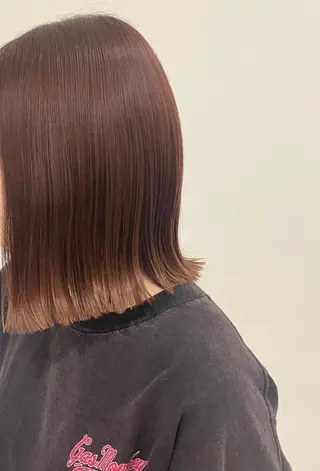 ミディアム カラー ヘアアレンジ 陰山 友咲のヘアスタイル