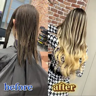 ロング カラー ギャルの革命児 秀斗のヘアスタイル