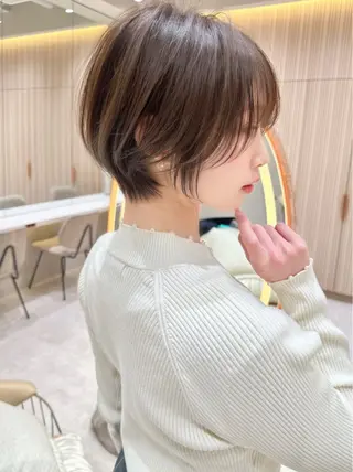 ショート カラー レイヤー❣️縮毛矯 川村利幸のヘアスタイル