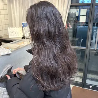 ロング パーマ MASHU Grandvase所属・めい/透明感カラー /レイヤー/ボブのヘアスタイル