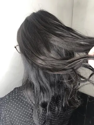 ミディアム カラー 美髪矯正 🌈髪質改善 山下のヘアスタイル