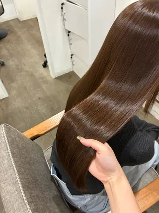 ロング 髪質改善jewelbox 〜私のトリートメント〜 東梅田店所属・髪質改善/ボブ/梅田 runa_ニュアンスのヘアスタイル