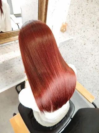 ロング 髪質改善.縮毛矯正 ×韓国ヘアyukiのヘアスタイル