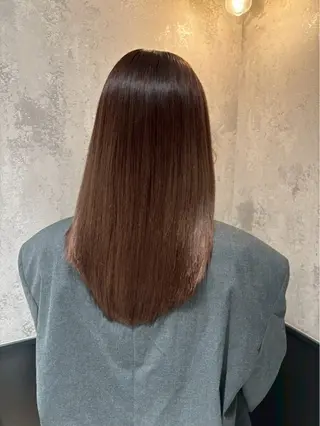 ロング 髪質改善/縮毛矯正/ 艶カラー/ヘッドスパのヘアスタイル