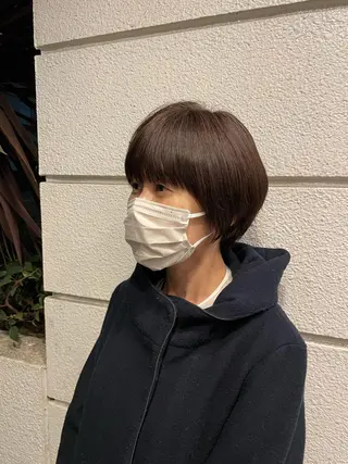 ショート une所属・kunimi harukaのヘアスタイル