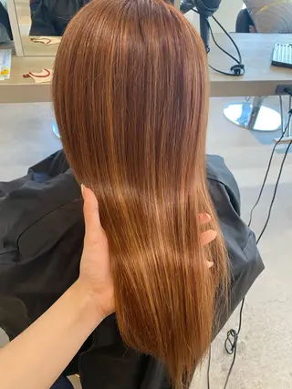 ロング カラー 才田 まりなのヘアスタイル