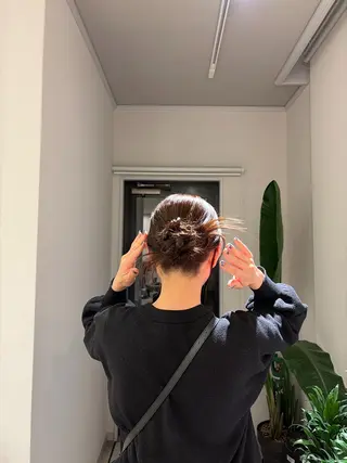 ヘアアレンジ yu riのヘアスタイル