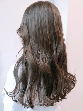 ロング カラー 𓏸レイヤー髪質改善 透けカラーカノン🫧のヘアスタイル