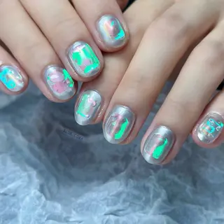 ネイル BLUE CORAのネイルデザイン