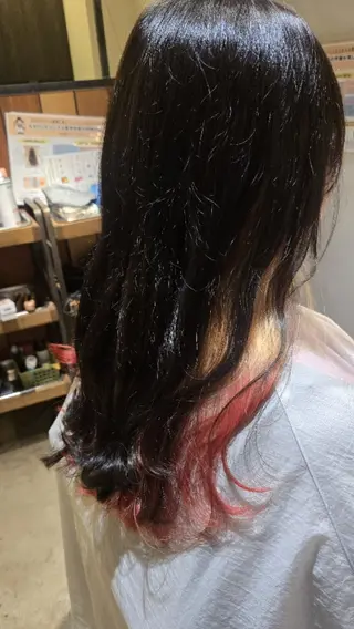 ロング カラー 韓国好き🇰🇷 美容師MIKUのヘアスタイル