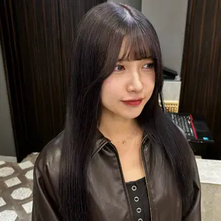 ロング HINAKO🩵 寒色カラー🪽のヘアスタイル