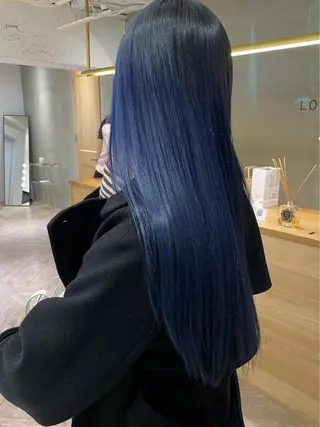 ロング 似合わせレイヤー ＆透明感カラーのヘアスタイル